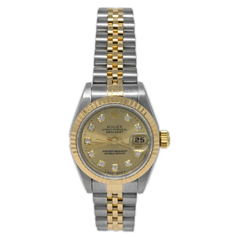 Rolex Datejust 26mm Champagne Dial Ref# 179173