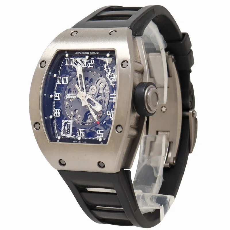 Richard Mille RM-010 AL Ti Titanium 38x45mm Skeleon Arabic Dial Watch Reference #: RM010 AlTi