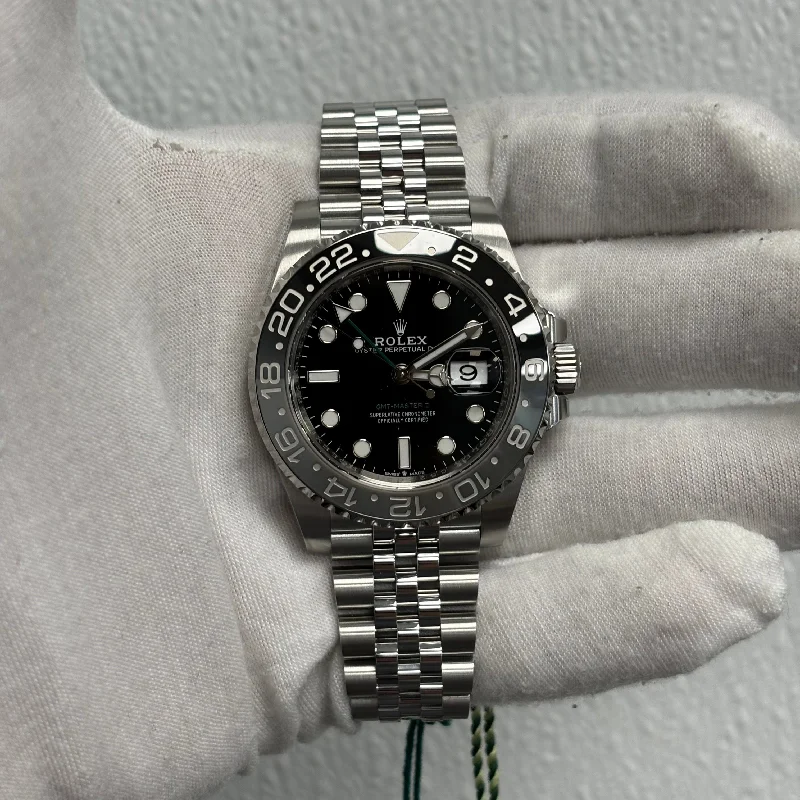 Rolex GMT-Master II 40mm Black Dial Ref# 126710GRNR