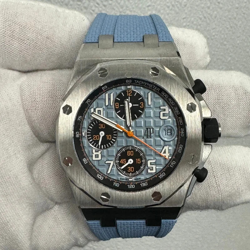 Audemars Piguet Royal Oak Offshore 42mm Blue Dial Watch Ref# 26238ST.OO.A340CA.01