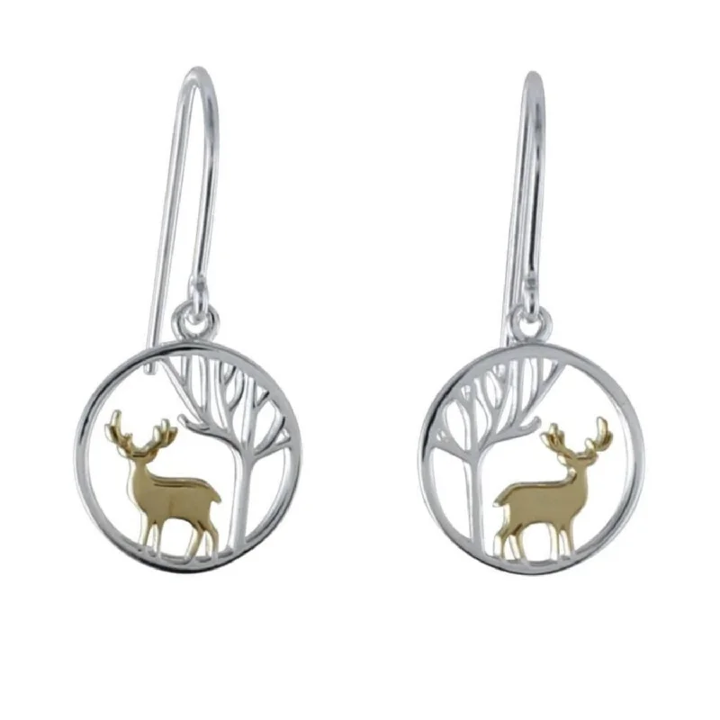 diamond hoop earrings for women -Stag Night Drop Earrings