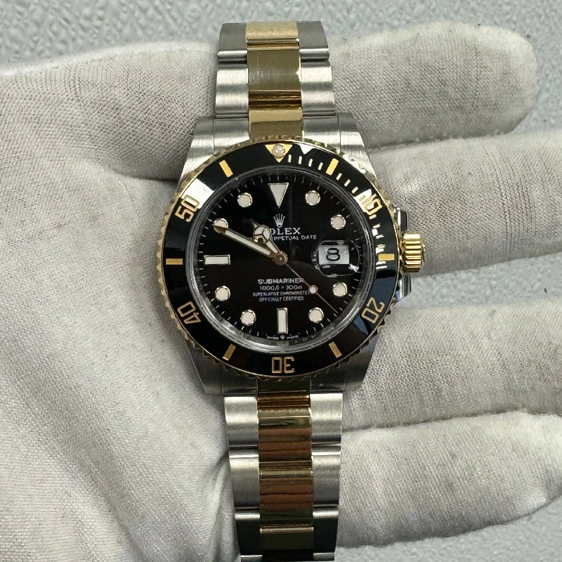 Rolex Submariner 41mm Black Dial Watch Ref# 126613LN