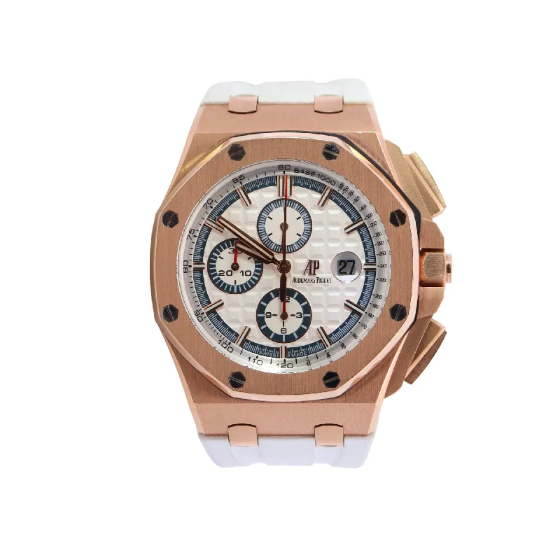 Audemars Piguet Royal Oak Offshore 44mm White Dial Watch Ref# 24608OR.OO.A010CA.01