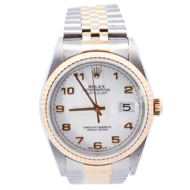 Rolex Datejust 36mm White Dial Ref# 16233