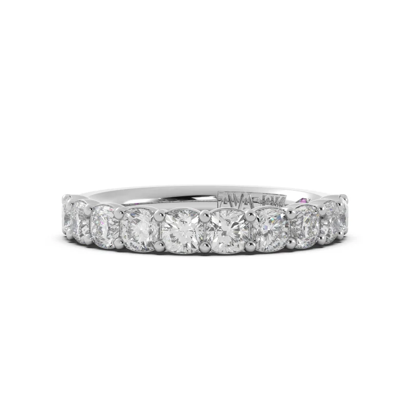 wedding engagement ring sets -1.50ct tw Cushion Cut Diamond Band