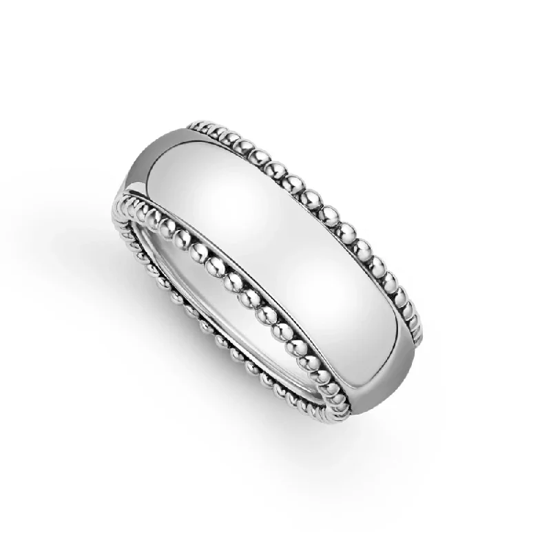 Lagos Anthem Sterling Silver Band Ring