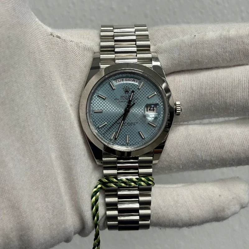 Rolex Day-Date 40mm Blue Dial Ref# 228206