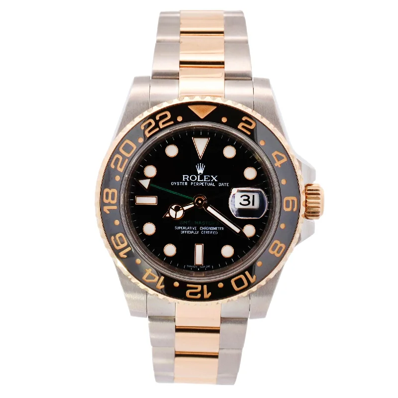 Rolex GMT-Master II 40mm Black Dial Watch Ref# 116713