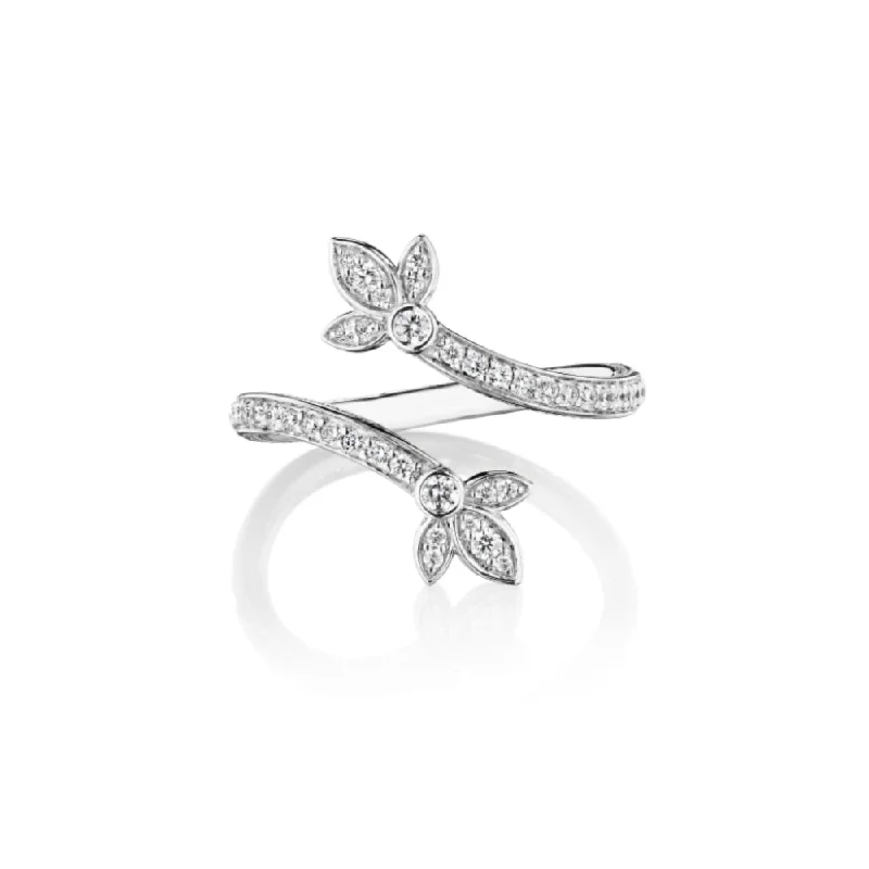 Verragio 18k Athena Toi Et Moi Diamond Bypass Ring