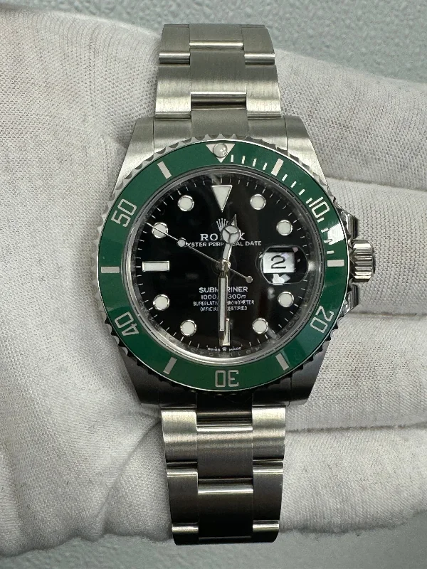 Rolex Submariner "Starbucks" Stainless Steel 41mm Black Dot Dial Watch Reference #: 126610LV