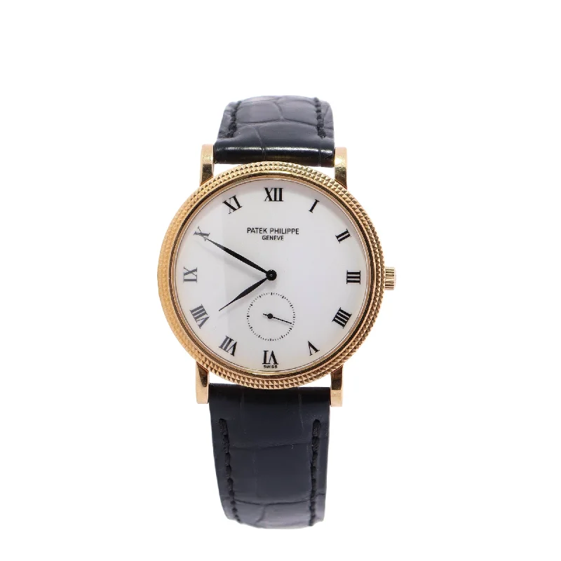 Patek Philippe Calatrava 33.5mm White Dial Ref# 3919