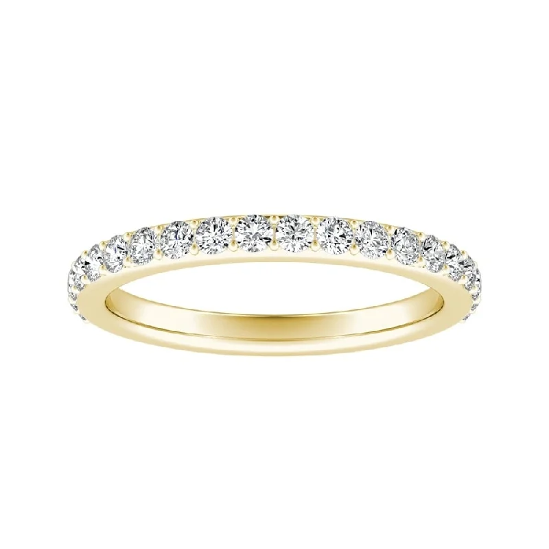 timeless engagement rings for women -Auriya 3/8ctw Classic Diamond Wedding Band 14k Gold