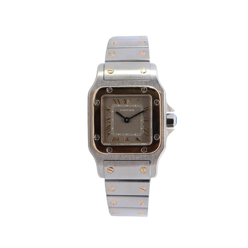 Cartier Santos 24mm Silver Dial Watch Ref# W20031C4