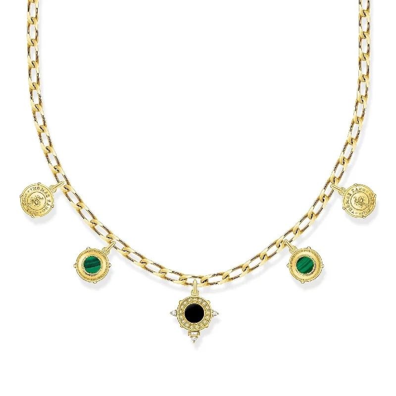 gemstone necklaces for women -THOMAS SABO Iconic Symbols Gold Necklace