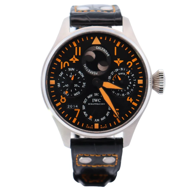 IWC Big Pilot 46mm Black Dial Watch Ref# IW5026-18