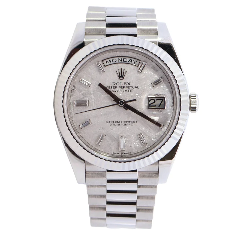 Rolex Day-Date 40mm Meteorite Dial Watch Ref# 228236