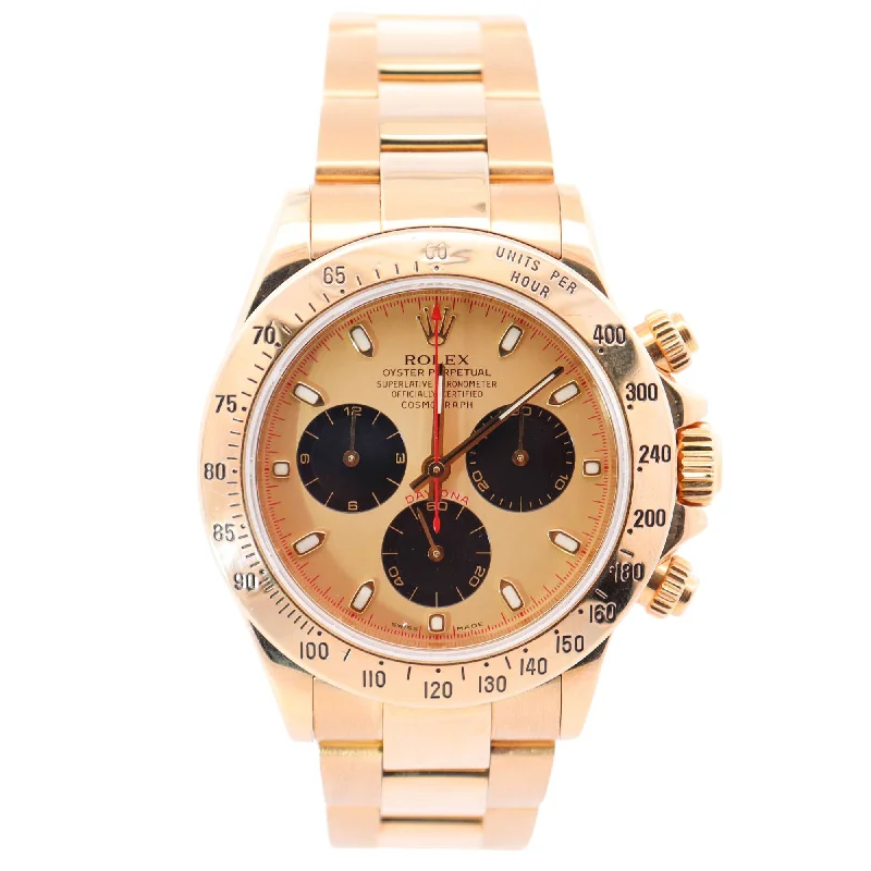 Rolex Daytona 40mm Yellow Dial Ref# 116528