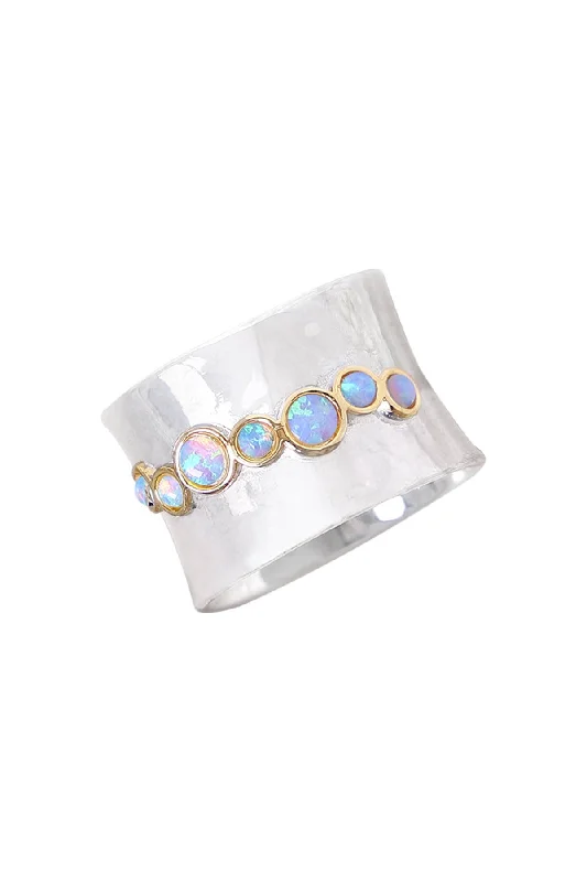 Zoey Simmons - Created Opal Band Ring