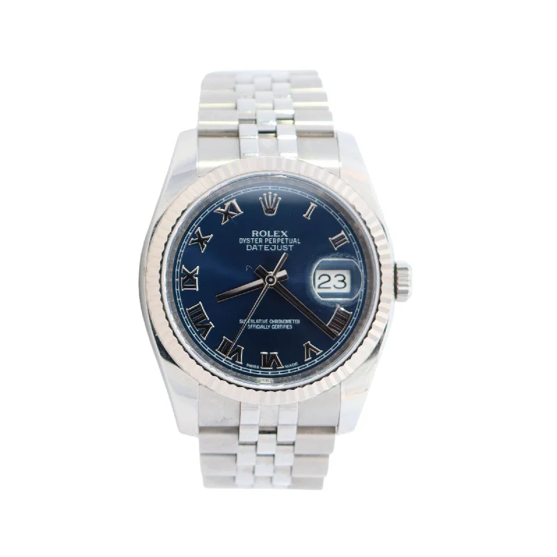 Rolex Datejust 36mm Blue Dial Watch Ref# 116234