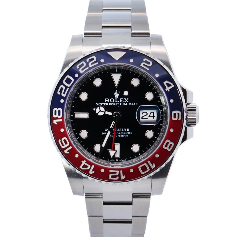 Rolex GMT-Master II 40mm Black Dial Ref# 126710BLRO