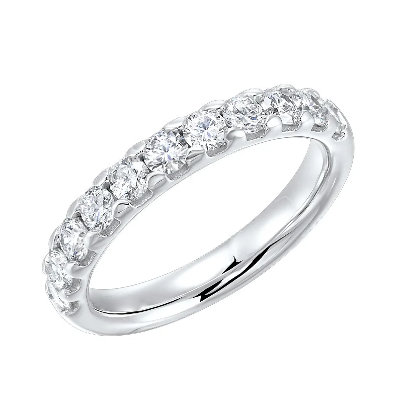 statement engagement rings for women -Lab Grown Diamond Band- 2.00 ctw.