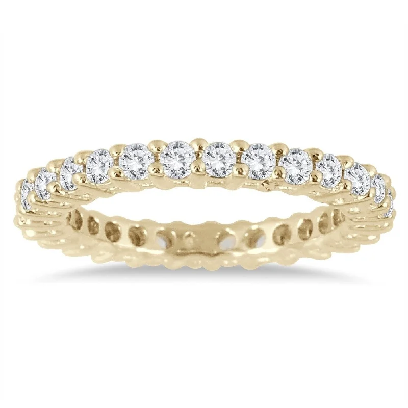 1 Carat TW Diamond Eternity Band in 10K Yellow Gold