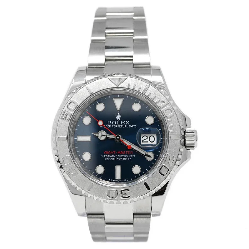 Rolex Yacht Master Stainless Steel 40mm Blue Dot Dial Watch Reference #: 116622