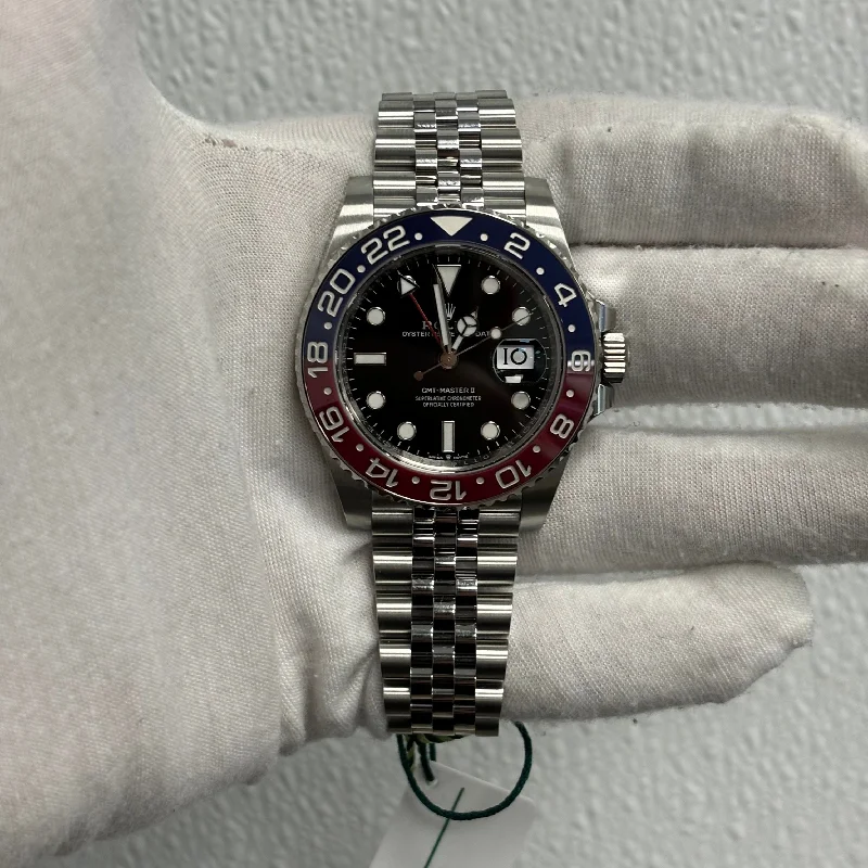 Rolex GMT-Master II 40mm Black Dial Ref# 126710BLRO