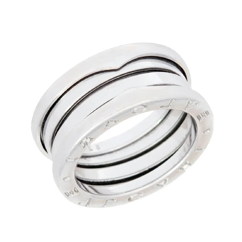 affordable engagement rings for women -Estate BULGARI 18k White Gold Ring