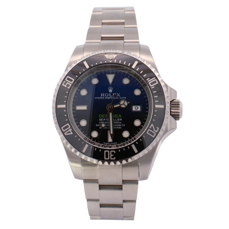 Rolex Sea-Dweller 44mm Blue/Black Dial Watch Ref# 116660