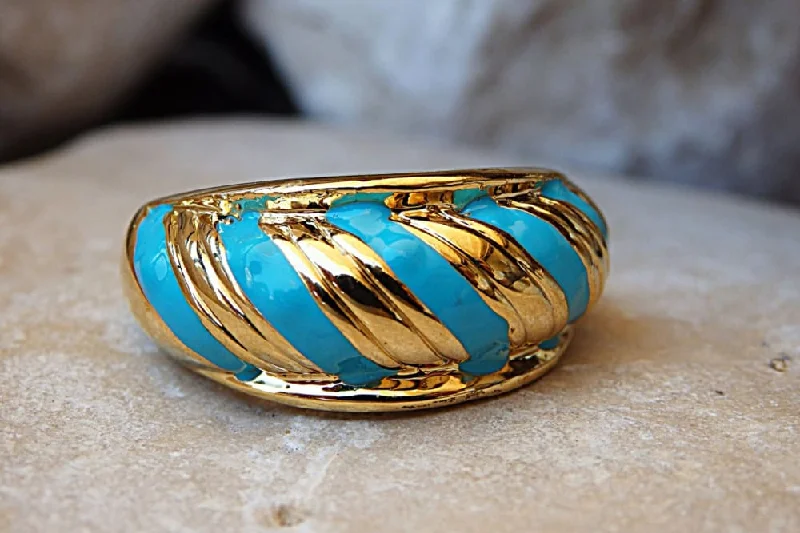 Turquoise Band Ring