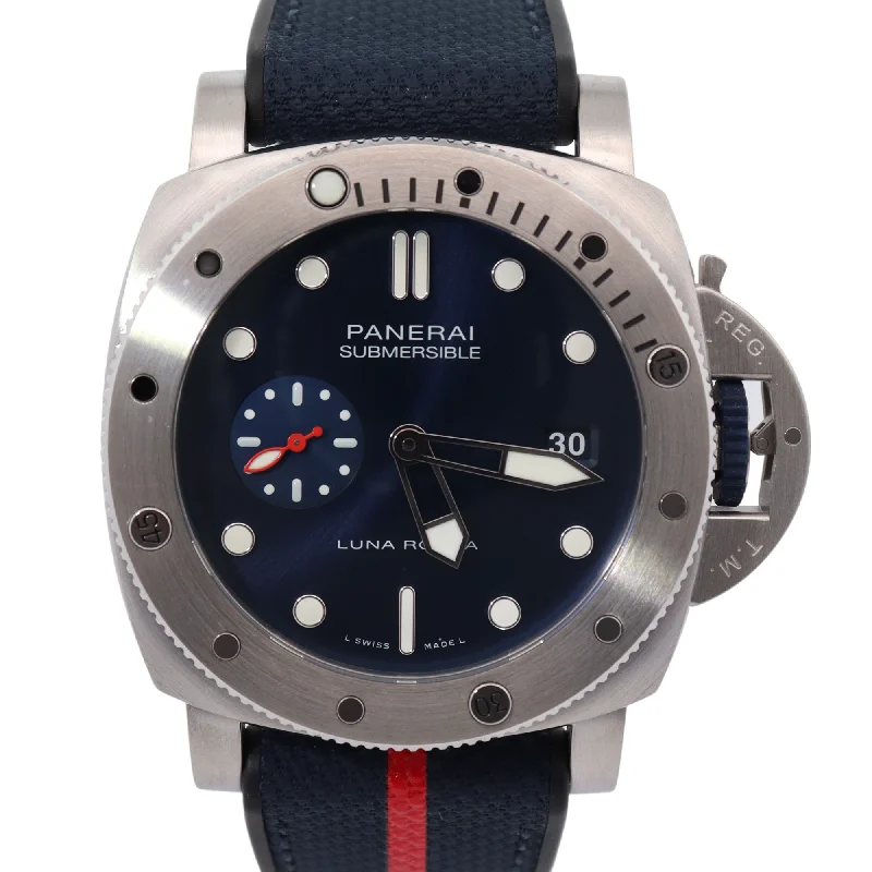 Panerai Submersible 44mm Blue Dial Watch Ref# PAM01391