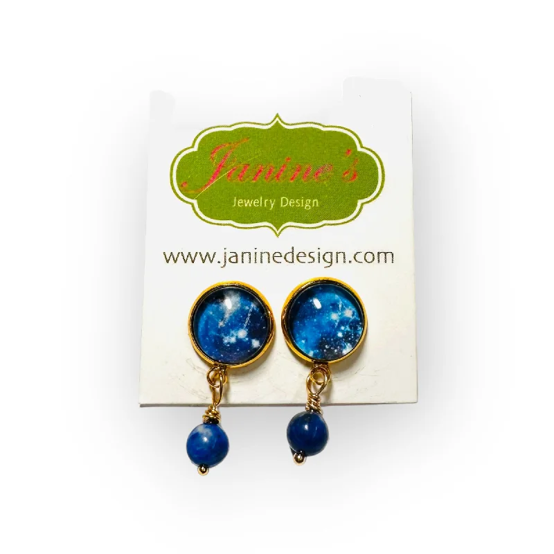 chunky earrings for women -Galaxy Stud Earrings