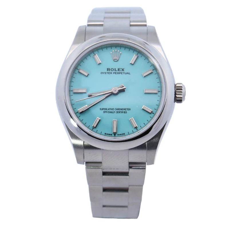 Rolex Oyster Perpetual 31mm Tiffany Dial Ref# 277200