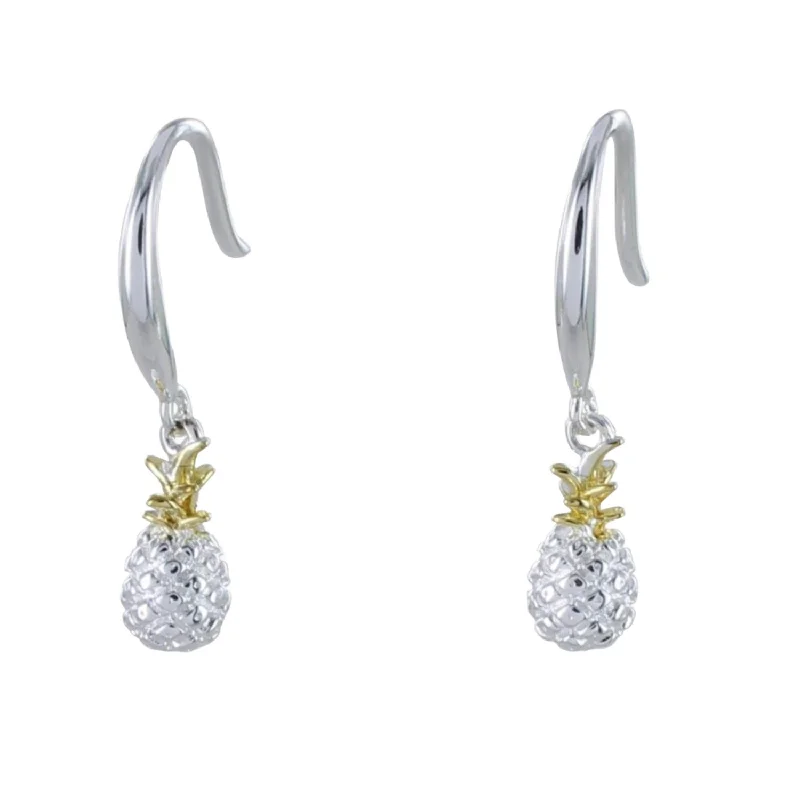 geometric drop earrings for women -Pineapple Drop Earrings