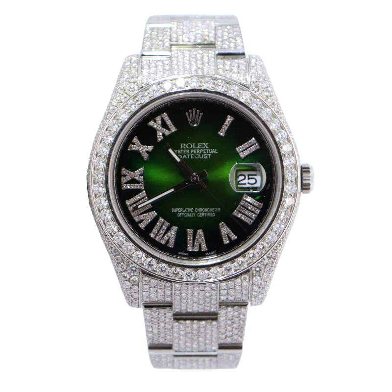 Rolex Datejust 41mm Green Dial Watch Ref# 116300