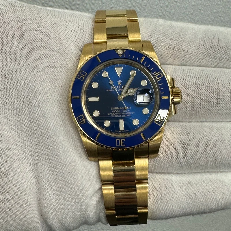 Rolex Submariner 40mm Blue Dial Watch Ref# 116618LN