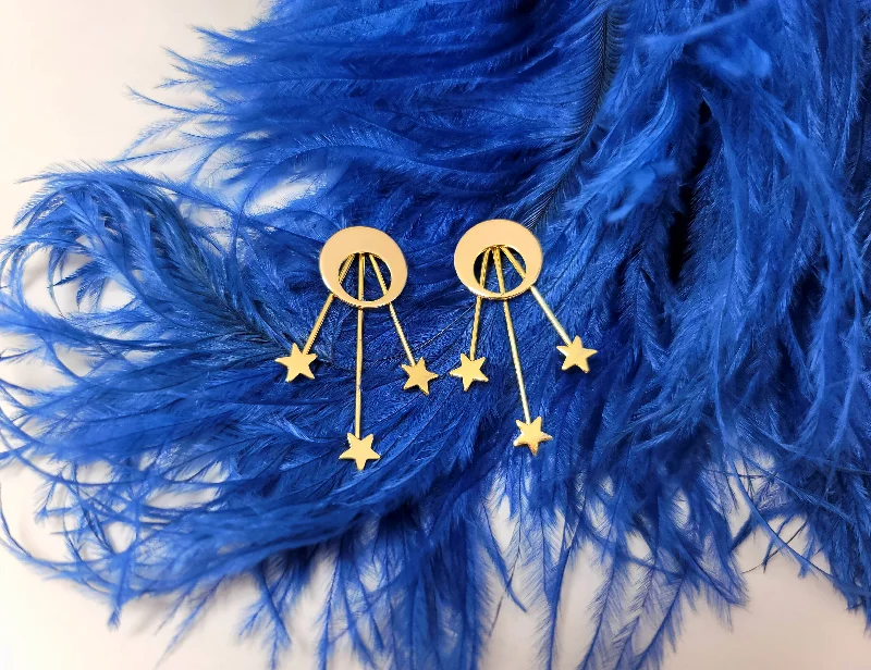 hoop earrings for women -Starfall Earrings