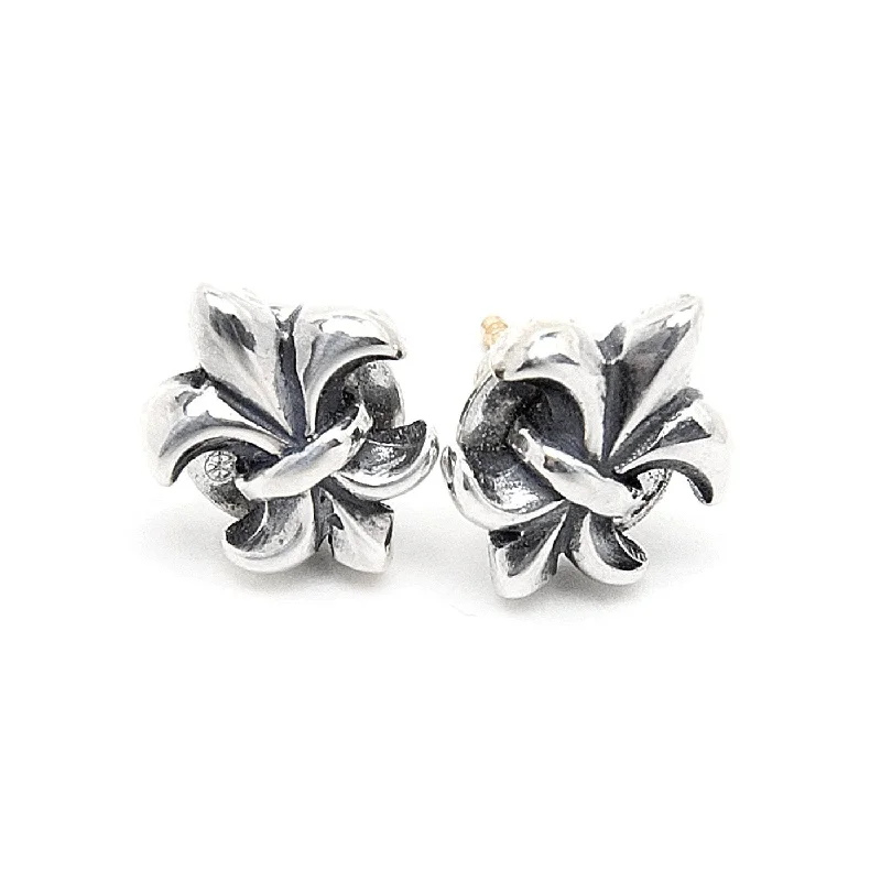 vintage rings for women -Fleur De Lis Earrings