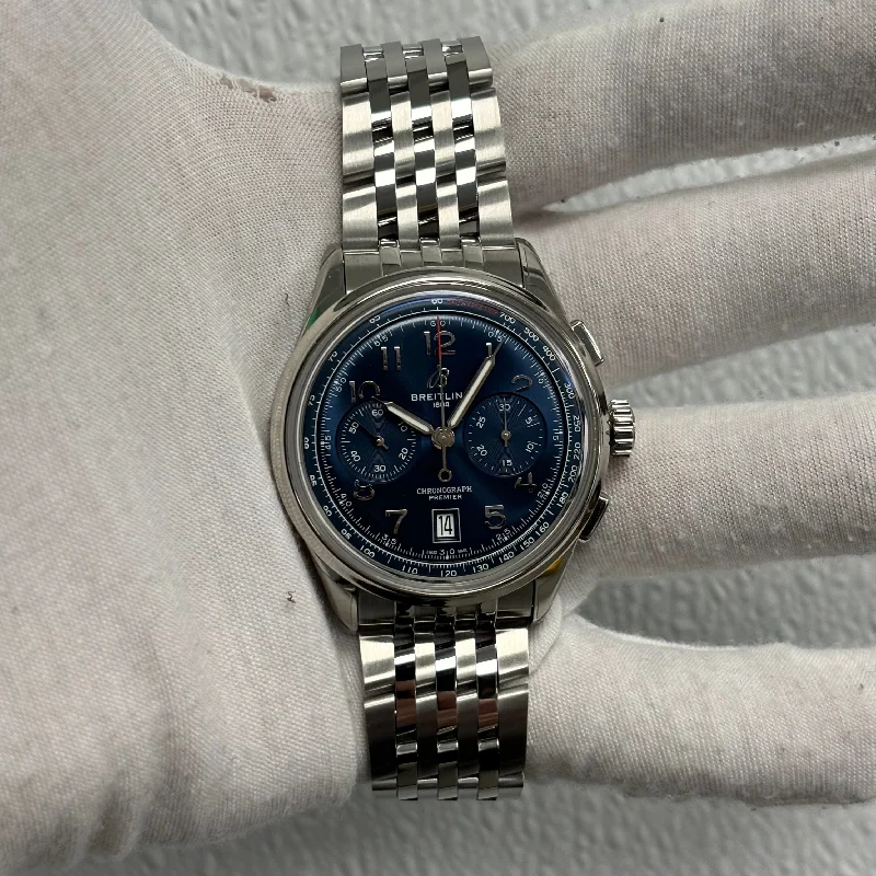 Breitling Premier 42mm Blue Dial Ref# AB0145