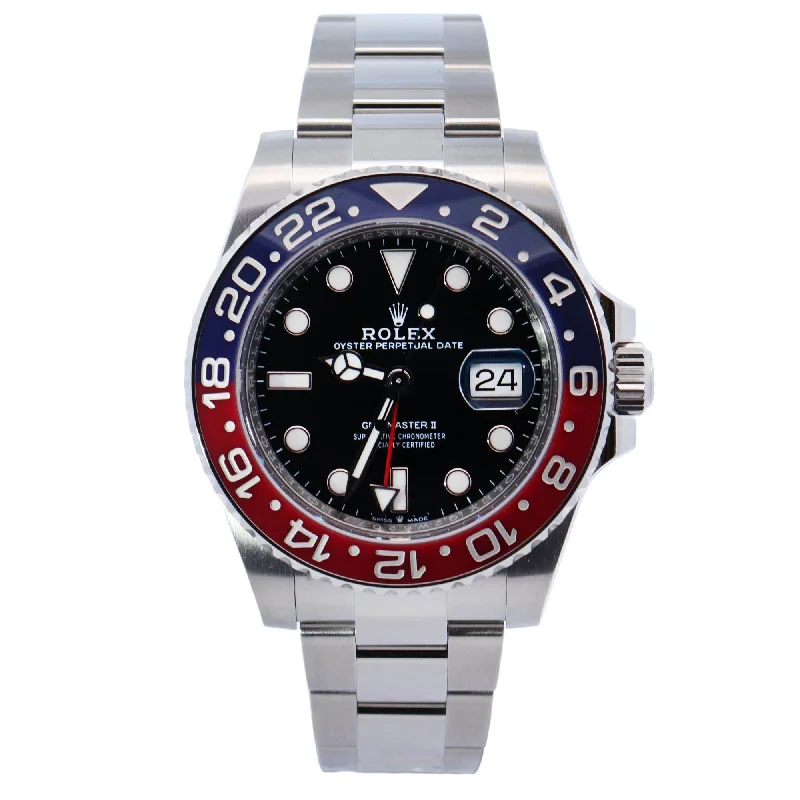 Rolex GMT-Master II 40mm Black Dial Ref# 126710BLRO