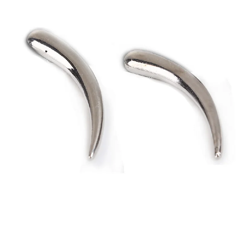 elegant stud earrings for women -Ear Climbers/Ear Crawlers Earrings Cuff Climber Pins curves