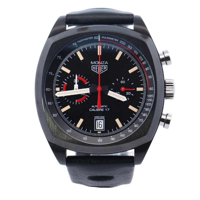 Tag Heuer Monza 42mm Black Dial Ref# CR2080