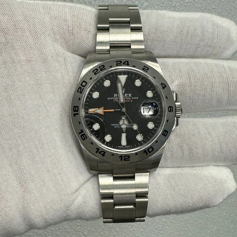 Rolex Explorer II 42mm Black Dial Watch Ref# 216570