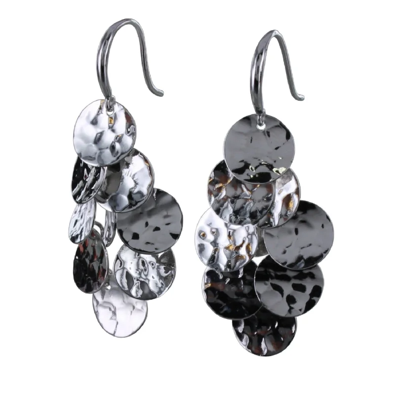 sterling silver earrings for women -Sterling Silver Reflection Earrings