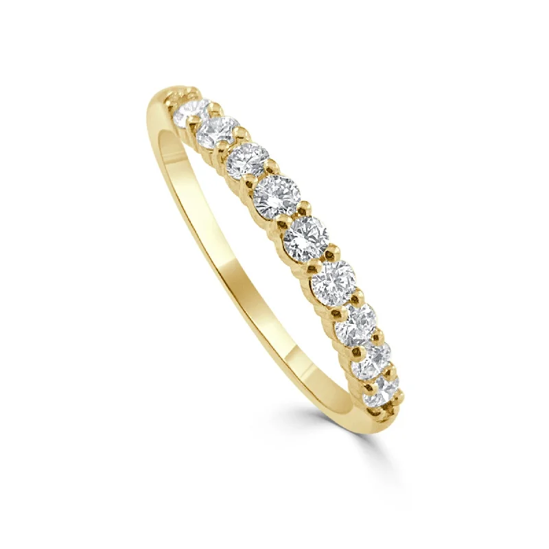 Joelle Diamond Stackable Band Ring 14k Gold 1/3 ct. TDW