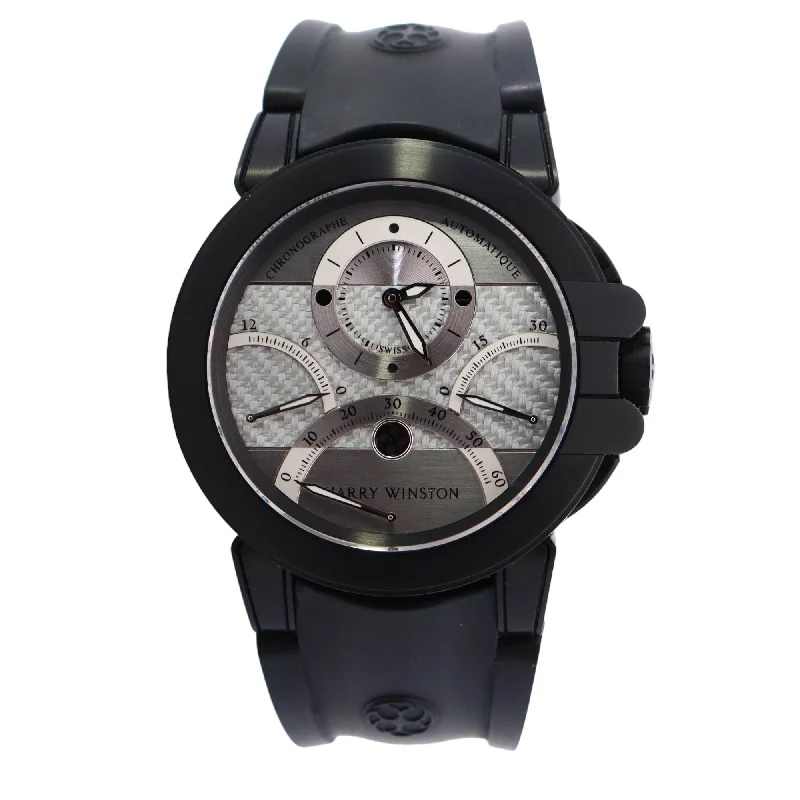 Harry Winston Ocean 44mm Black Dial Watch Ref# OCEACT44ZZ007