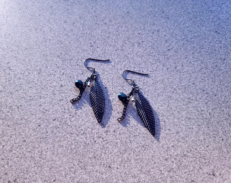 chunky earrings for women -Night Flight Earrings