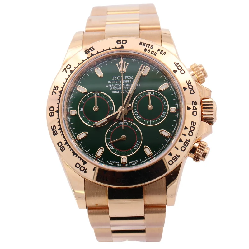 Rolex Daytona 40mm Green Dial Ref# 116508