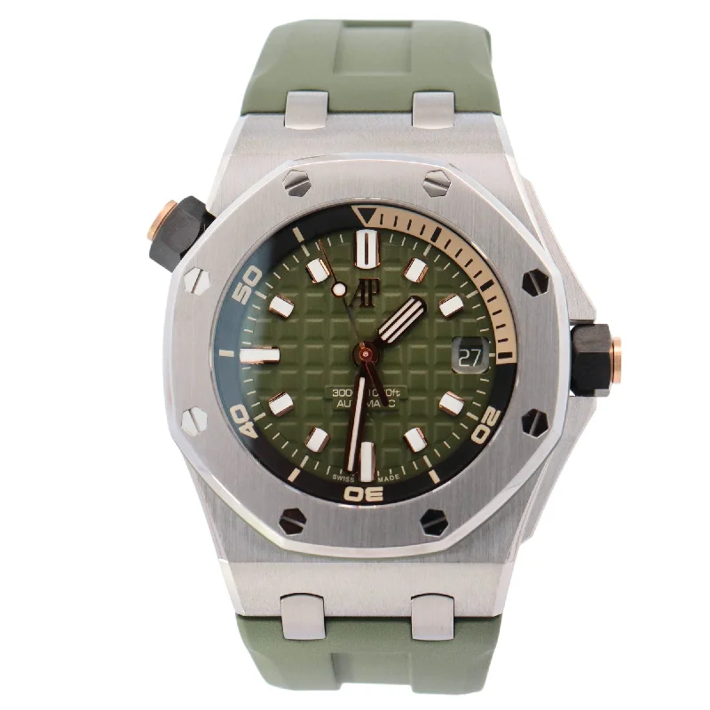 Audemars Piguet Royal Oak Offshore Diver 42mm Watch Ref# 15720ST.OO.A052CA.01